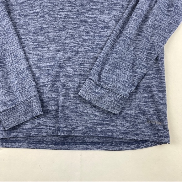 Tek Gear Dry Tek Tshirt Mens Blue Long Sleeve Crew Neck - Picture 4 of 7